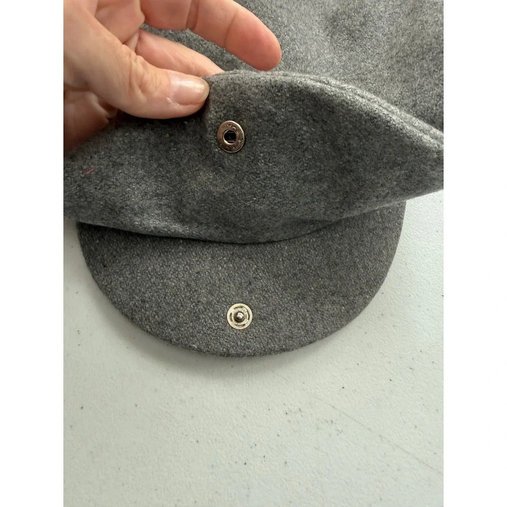 Beacon Hill Mens Gray Wool Blend Flat Cap Newsboy Ivy Hat XL Made in Korea